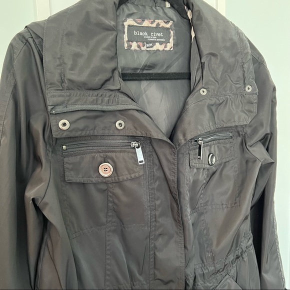 Black Lightweight Utility Jacket -Size M - Picture 3 of 13